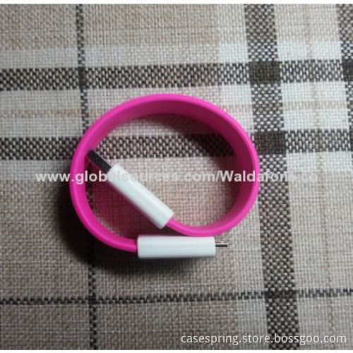 Micro Bracelet USB Cable with 8GB U Flash Drive for Samsung, HTC